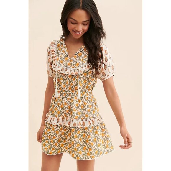 Anthropologie Dresses & Skirts - NWT Maisie Anthropologie Carmella Floral Prairie Cottagecore Lagenlook Dress L